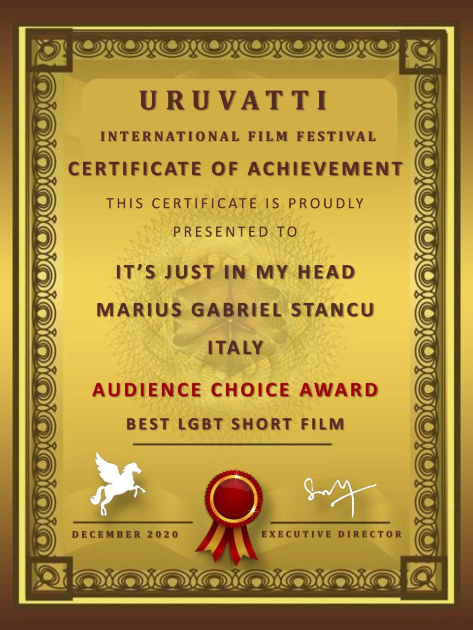UIFF DECEMBER 2020 CERTIFICATE